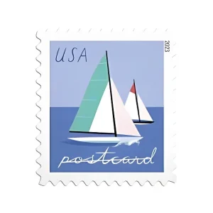 Sailboats Postcard Forever Stamps