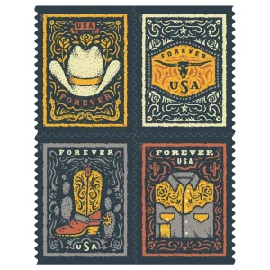 Western Wear Forever Stamps